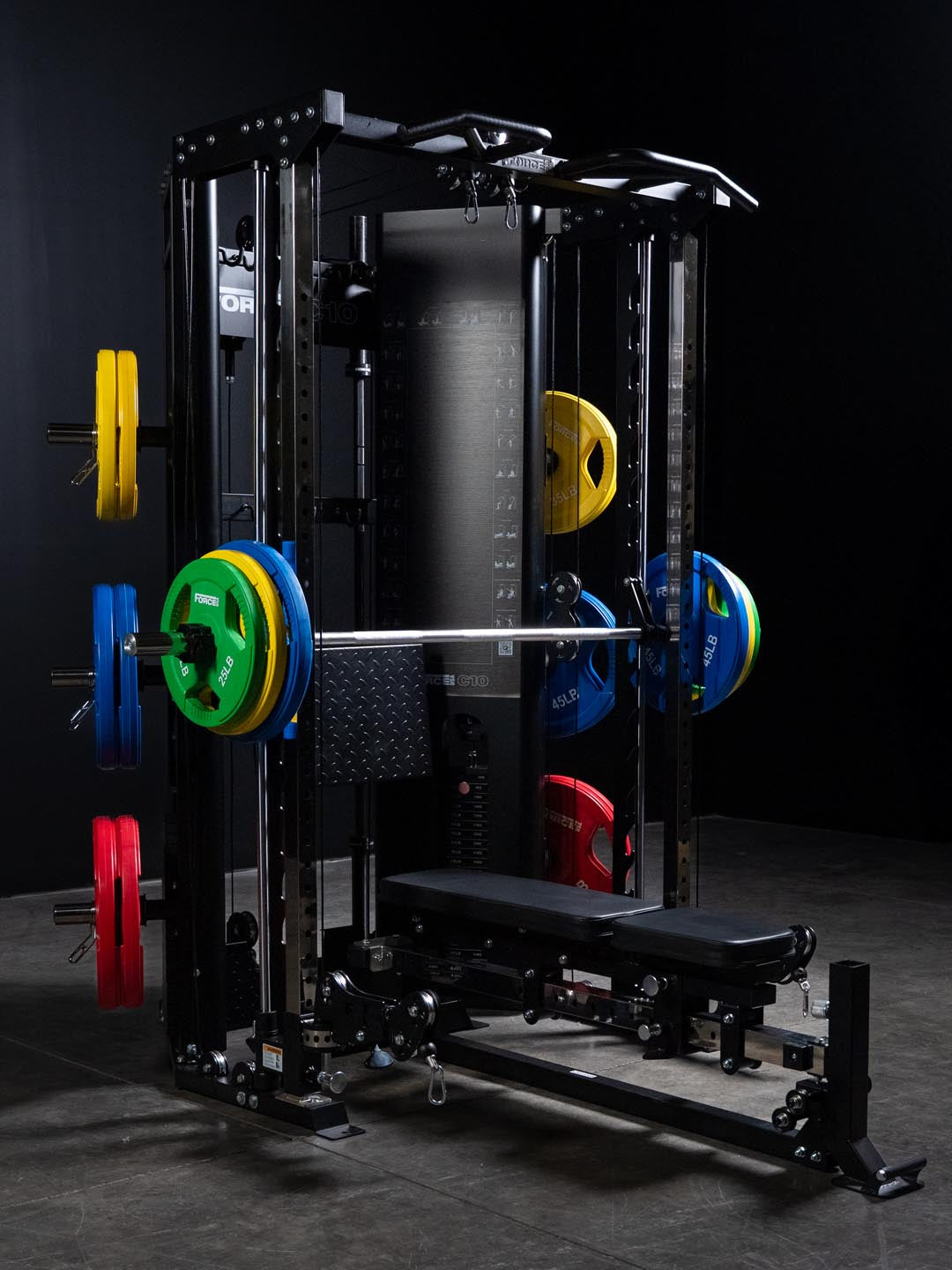 FORCE C10 スミスマシン バーベルラック Force USA C10 All In One Functional Trainer Smith Machine Power