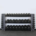 Force USA Rubber Hex Dumbbells