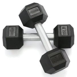 Force USA Rubber Hex Dumbbells