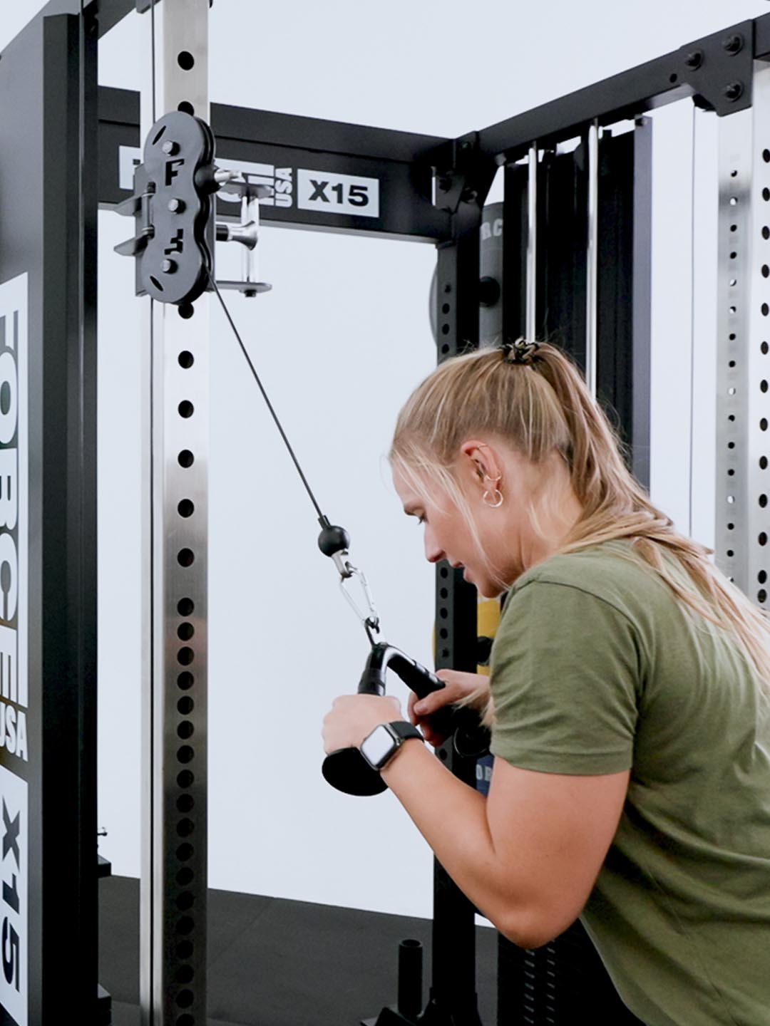 X15 Pro Functional Trainer Half Rack