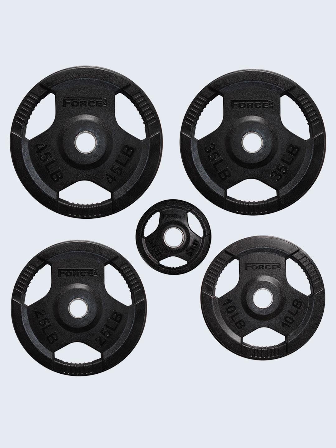 Force USA Rubber Coated Olympic Weight Plates - LB